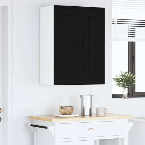 VidaXL Zidni kuhinjski ormarić Crna 60 x 31 x 80 cm Konstruirano drvo Slike