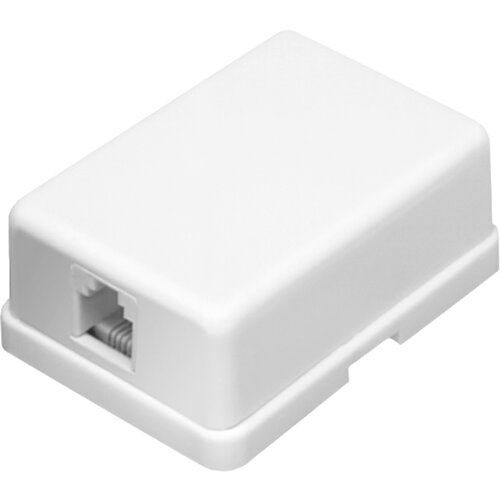 Home Telefonska utičnica, zidna, 6P/4C - TS 1M/WH, Bijela Slike
