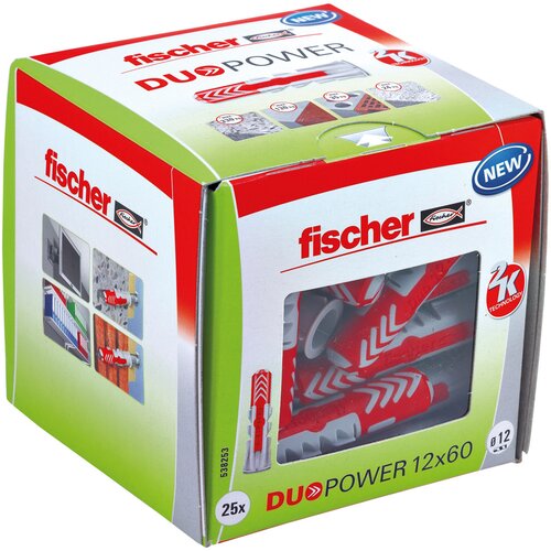 Fischer DUOPOWER 12x60 LD 2-komponentni tipl 60 mm 12 mm 538253 25 St. Slike