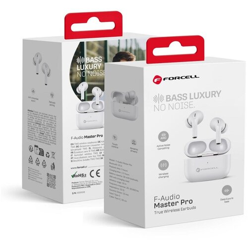 forcell bluetooth slušalice  f-audio tws master pro bele Cene