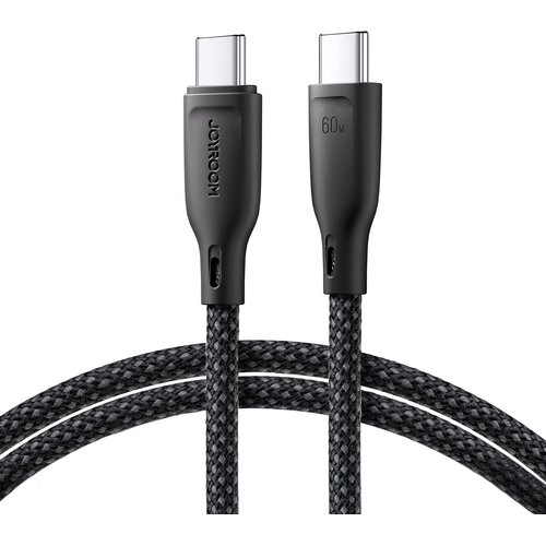 Joyroom USB-C kabel 60 W za hitri prenos Večbarvna serija 1 m črna, (21580740) Cene
