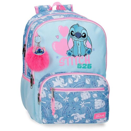 Disney Stitch Mochila Hearts Stitch Disney 44cm adaptable Slike
