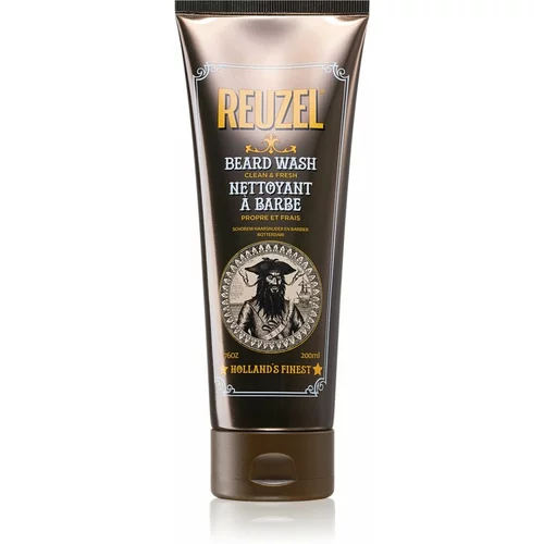 Reuzel Clean & Fresh Beard Wash hidratantna krema za čišćenje za lice i bradu 200 ml