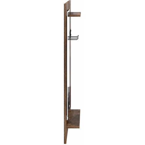  Vje&amp;scaron;alica za kapute na zidu Dimljeni hrast 70 x 10 x 90 cm Slike