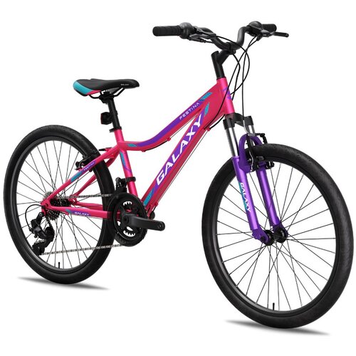 Galaxy Bicikl FESTINA 24&amp;quot;/18 FS roza/ljubicasta mat Slike