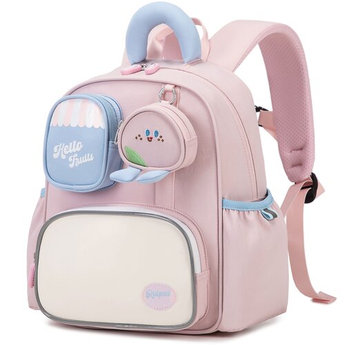 Premium Stil Dečiji ranac Ruipai &amp;ldquo;Hello Fruits&amp;rdquo; Roze Slike