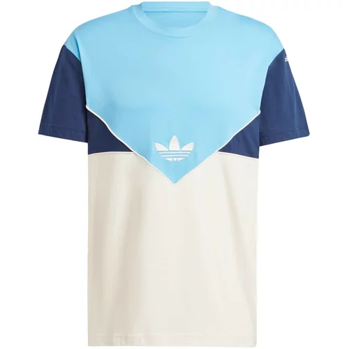 Adidas Majica 'Adicolor Seasonal Archive' ecru/prljavo bijela / mornarsko plava / nebesko plava / bijela