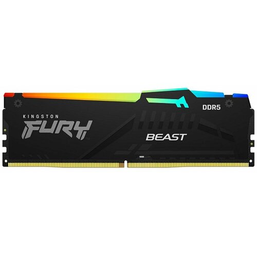 Kingston 8GB 5200MT/s DDR5 CL40 FURY Beast RGB memorija | KF552C40BBA/8 Slike