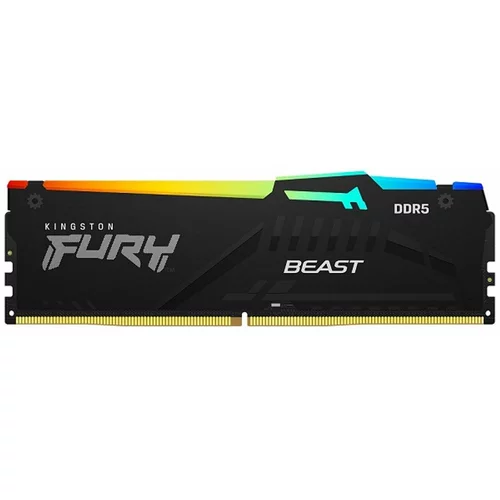 Kingston RAM DDR5 8GB 5200 FURY Beast RGB, CL40, DIMM, (20404787)