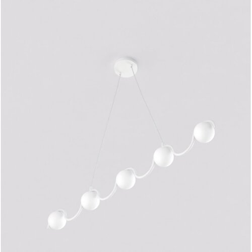  Visilica na sajli SINUS 5xG9/8W/230V bela Slike