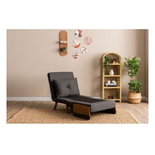 Atelier Del Sofa Fotelja na razvlačenje Cosmo, 190x70x82 cm, Antracit Slike