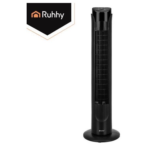 Ruhhy Stopenjski ventilator 83 cm z daljinskim upravljalnikom 45W &amp;ndash; tih stolpni ventilator z oscilacijo Slike