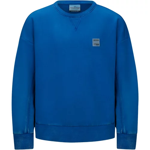 Retour Jeans Sweater majica 'Andrew' plava / sivkasto plava / svijetloplava