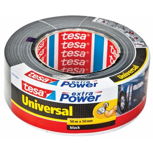 Tesa Univerzalen večnamenski trak Tesa extra Power (črn, 50 m x 50 mm) Slike