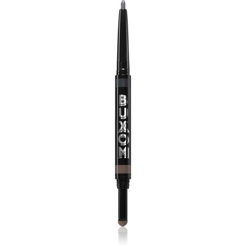 Buxom FLIP SIDE DUAL-ENDED EYELINER &amp;amp; SHADOW kremasto senčilo in črtalo za oči v svinčniku odtenek Totally Taupe 0.78 g Slike