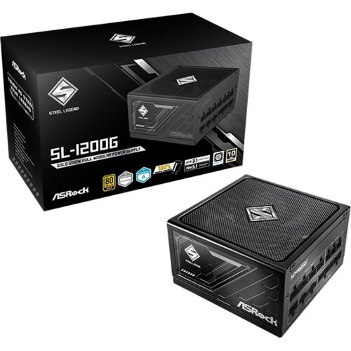 AsRock PSU 1200W Gold SLFully Modular, 80PLUS135mm fan, ATX 3.1, PCIe 5.1 Cijene