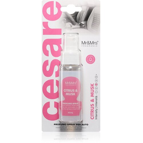 Mr & Mrs Fragrance Cesare Citrus & Musk osvežilec zraka za v avto 50 ml Cene