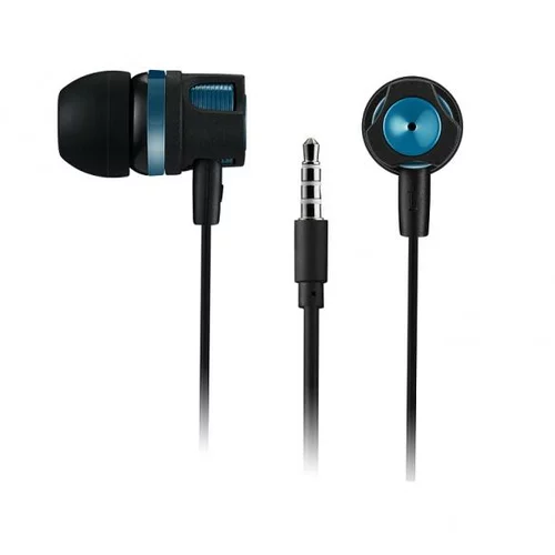Canyon Stereo earphones with microphone, 1.2M, green - CNE-CEP3G
