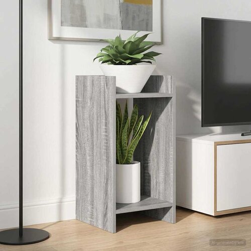  Stalak za biljke s policom 2 pcs Sivi Sonoma 30 x 30 x 60 cm Cene