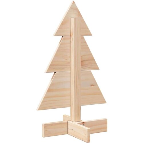 vidaXL Lesena novoletna jelka za okras 60 cm trdna borovina Cene