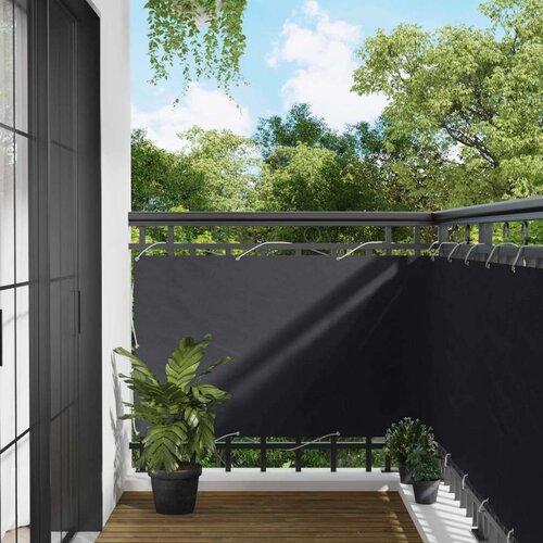 Balcony ekran Crna 100 x 800 cm Oxford tkanina - Crna 100 x 800 cm Cene