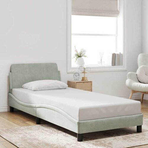  Okvir za krevet Dover svjetlosivi 80x200 cm bar&scaron;unasti Cene