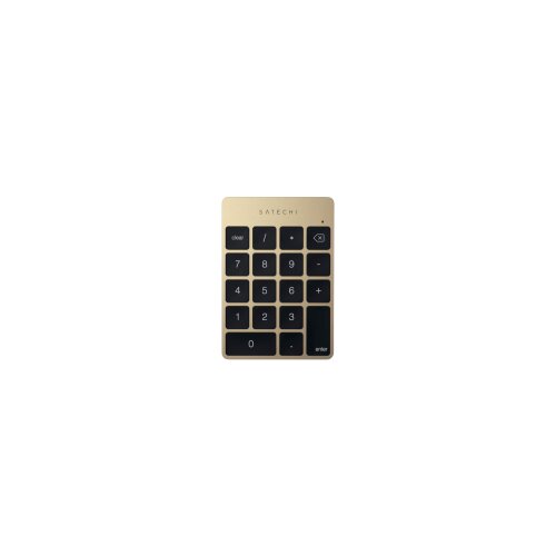 Satechi Aluminium Slim Bluetooth ST-SALKPG zlatna bežična numerička tastatura Slike
