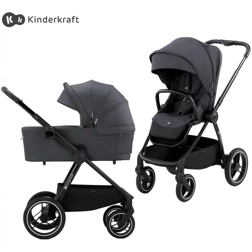 Kinderkraft select otroški voziček 2v1 nea™ deep grey