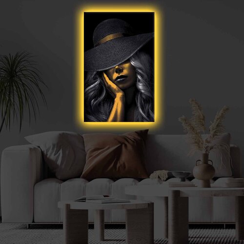 Wallity Zidna slika sa LED osvjetljenjem 4570KTLGDACT - 031, 45x70 cm Cene