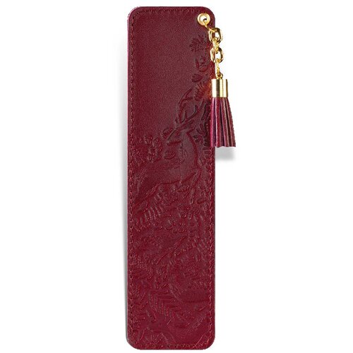 PRINC LEATHER Obeleživač za knjige, Bordo Cene