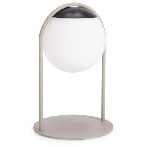 BIZZOTTO Smeđe-siva LED stolna lampa s mogućnosti zatamnjivanja s plastičnim sjenilom (visina 21 cm) Pansy &ndash; Cijene
