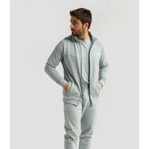 GymBeam Mu&amp;scaron;ka dukserica Zip Up Limitless Eucalypt Slike