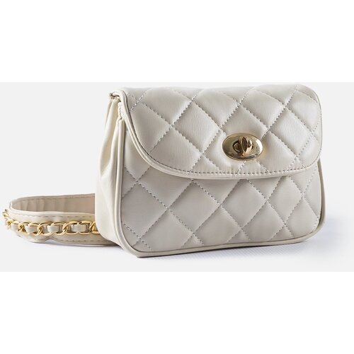 Gemre Beige quilted pouch Mattoon Cene