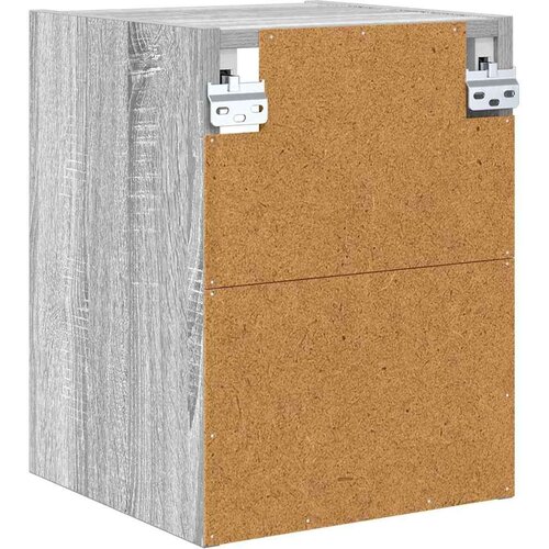 VidaXL viseći ormarić s policom riga siva sonoma 30 x 29,5 x 40 cm Slike