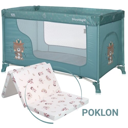 Lorelli PRENOSIVI KREVET MOONLIGHT 1 NIVO + POKLON DUSEK CLASSIC 60/120/5CM - ARTIC Cene