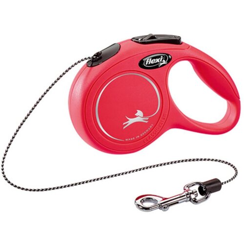 Flexi new classic cord povodac za mačke 3m &amp;ndash; crveni Slike
