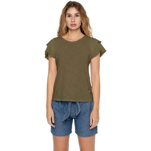 Leone 1947 Majice & Polo majice Woman T-Shirt Short Sleeves Urban Safari Kaki Cene