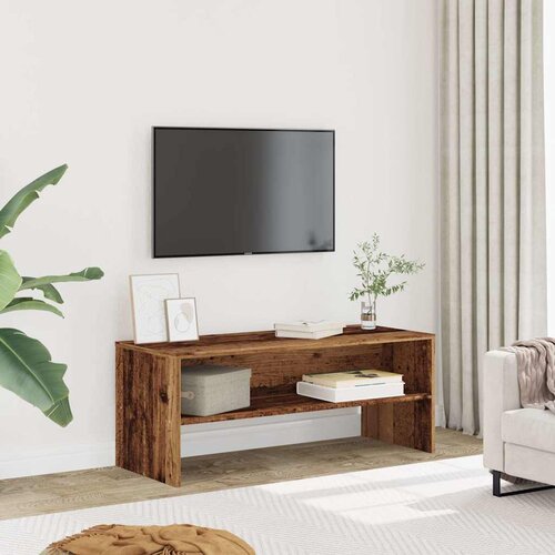 vidaXL TV ormarić boja staro drvo 100x40x40 cm konstruirano drvo Cijene