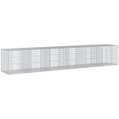  Gabionska ko&amp;scaron;ara s poklopcem 600x100x100 cm pocinčano željezo Slike
