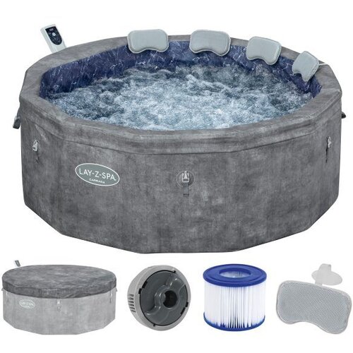Bestway Energijsko varčen masažni bazen LAY-Z-SPA&reg; Carrara AirJet, &Oslash; 170 x 65 cm - 6 oseb - 1 k. Cene