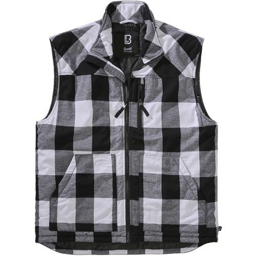 Brandit Lumber Vest white/black Slike