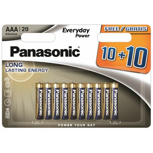 Panasonic baterije LR03EPS/20BW 10+10F