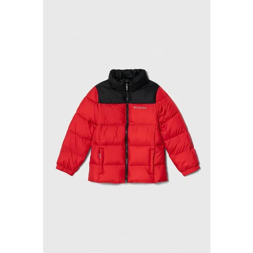 Columbia Otroška jakna U Puffect Jacket rdeča barva