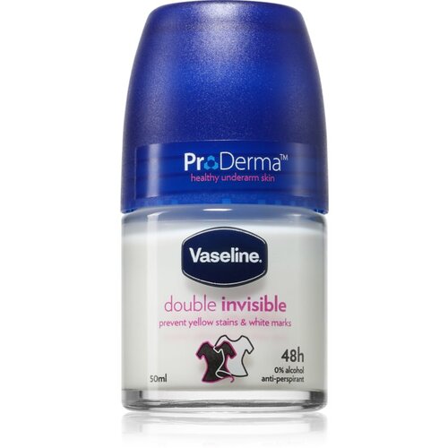 Vaseline Double Invisible Roll-On antiperspirant roll-on proti belim in rumenim madežem 50 ml Cene