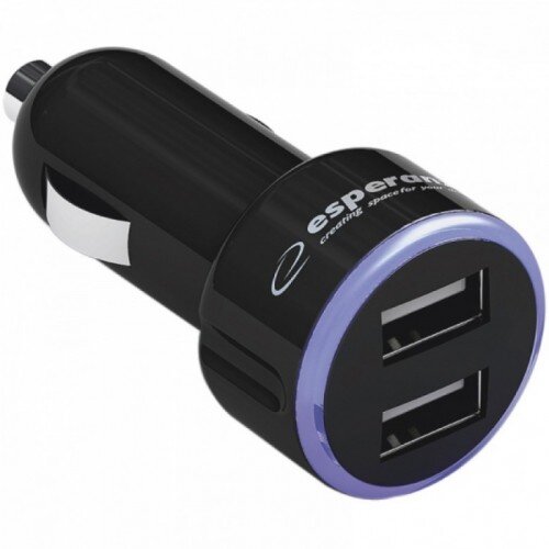 Esperanza univerzalni usb auto punjač EZ107 2x1A Slike