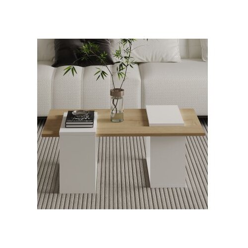 Hanah home Sto za dnevnu sobu Matris White Sapphire Oak Cene