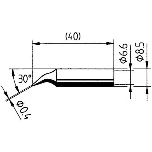 Ersa 0842ID spajkalna konica oblika svinčnika\, dur Vsebina\, količina\, vsebina količinskih enot na prodajno enoto 1 kos, (20394538) Slike
