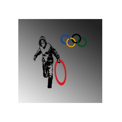 Wallxpert Zidna dekoracija Banksy 7, 62x61cm Slike