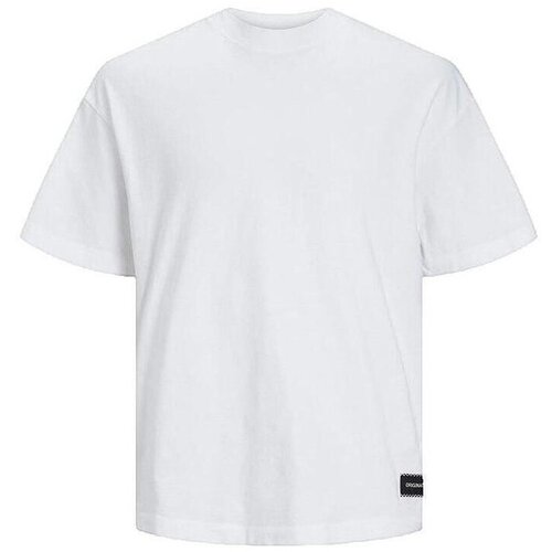 Jack & Jones Majice s kratkimi rokavi T-shirt JACK JONES Grand Blanc Bela Cene