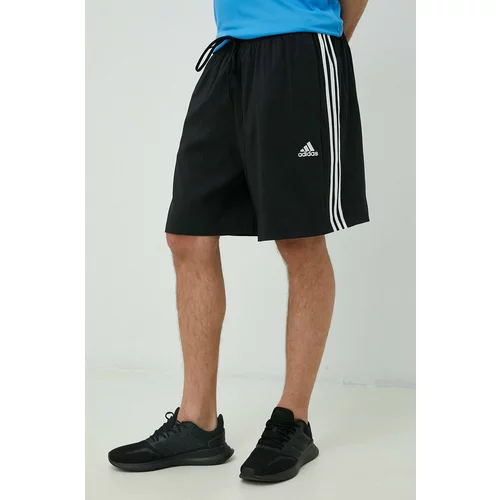Adidas Kratke hlače za vadbo Essentials Chelsea moške, črna barva